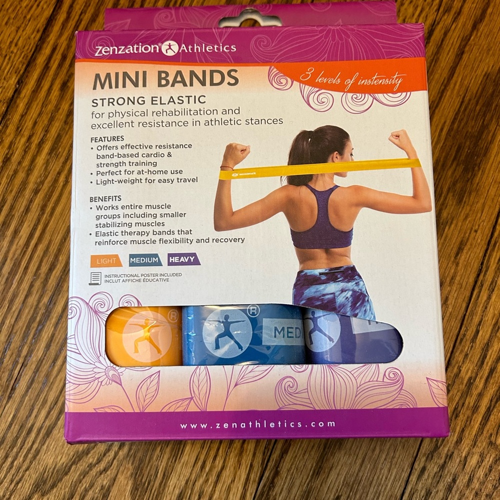 Fitness Resistance Mini-Bands-set of 3